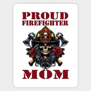 Honoring My Hero Firefighter: Proud Mom Magnet